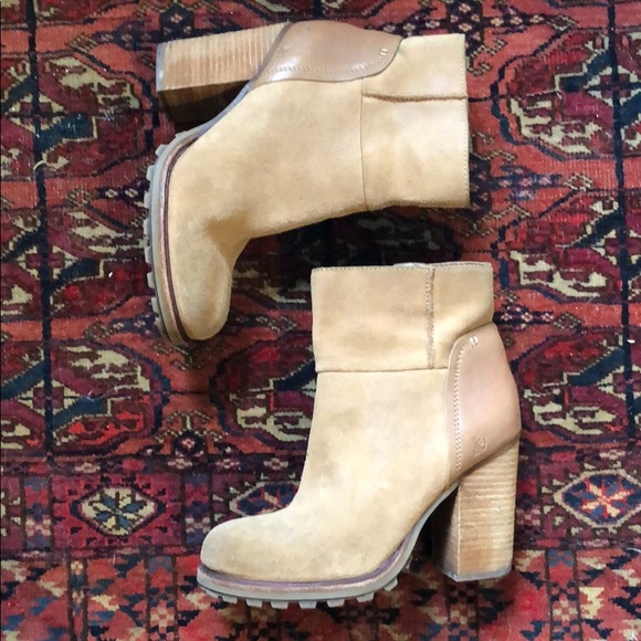 Sam Edelman Stacked Heel Hiker Boots - Picture 1 of 6